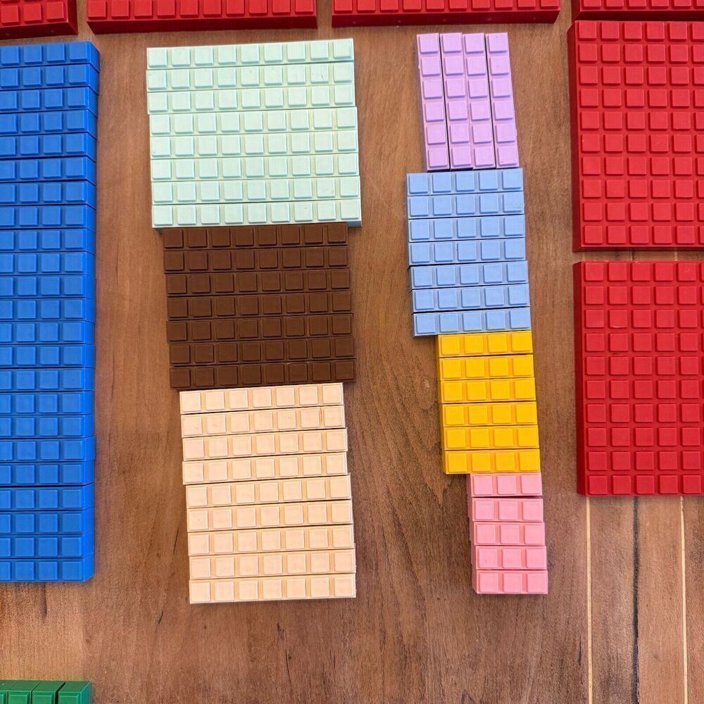Math U See‎ Manipulative Algebra Integer Blocks Math Homeschool 106 Pieces - Picture 4 of 4